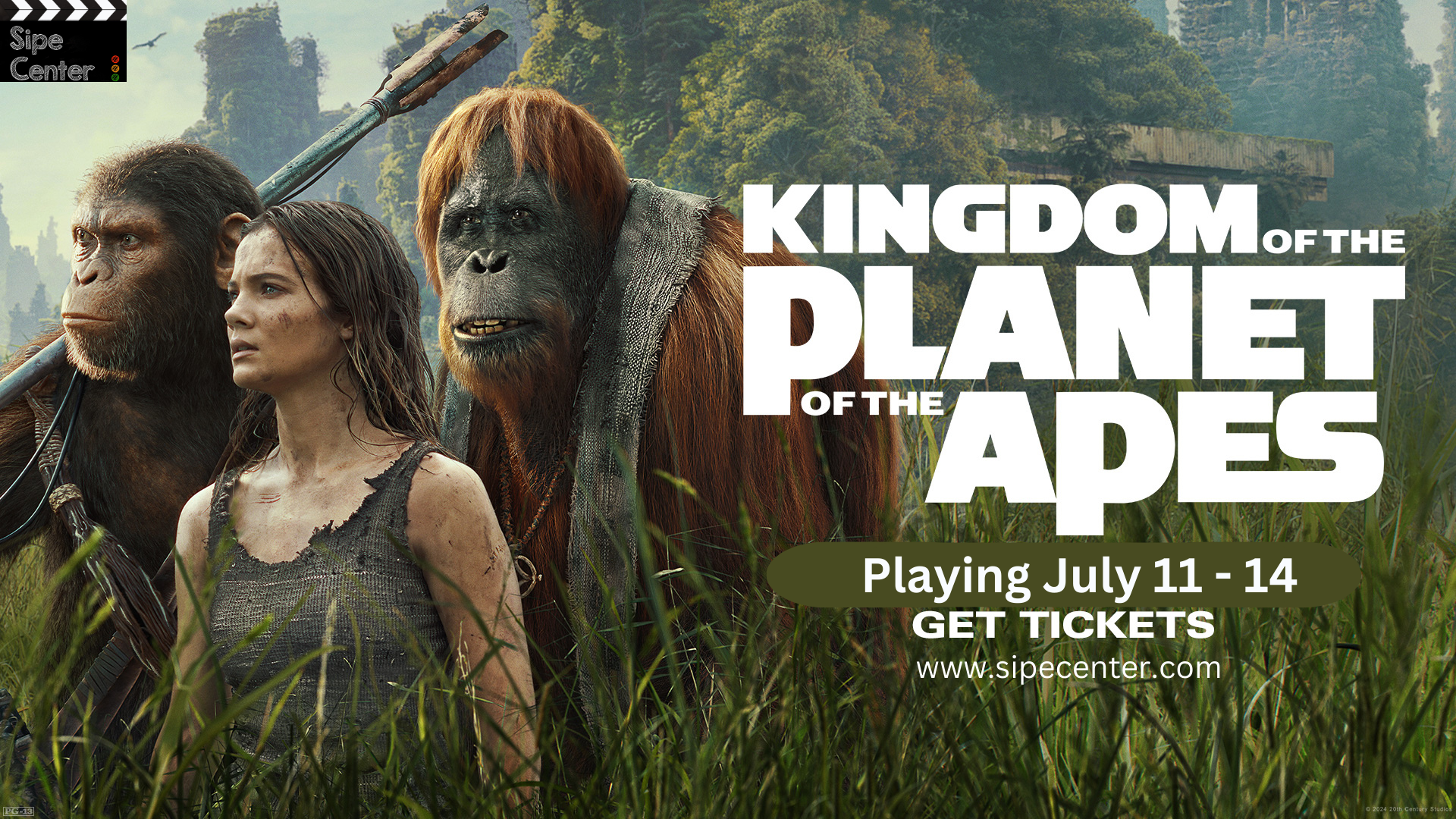 kingdom of the planet of the apes showtimes